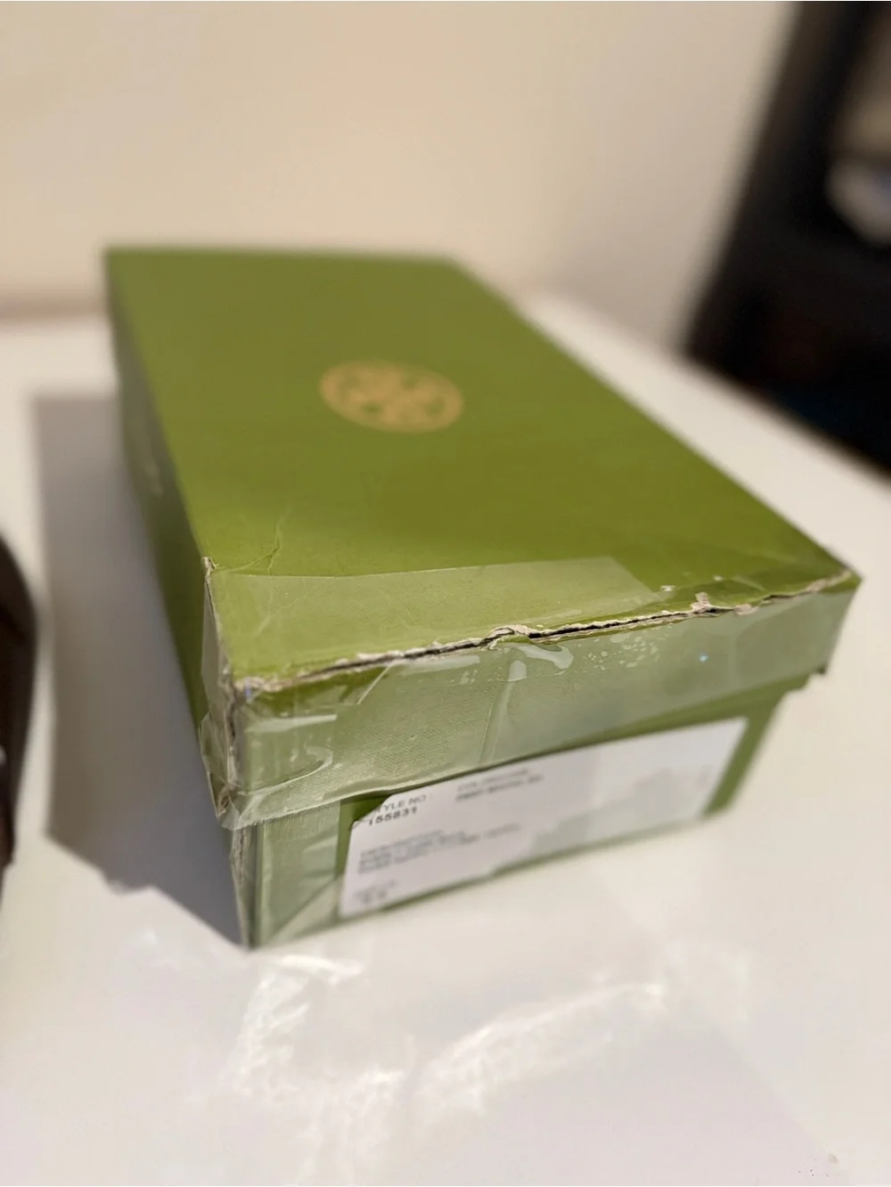 Tory Burch Everly cork leather mules deep mocha brown size 6.5 like new w/box